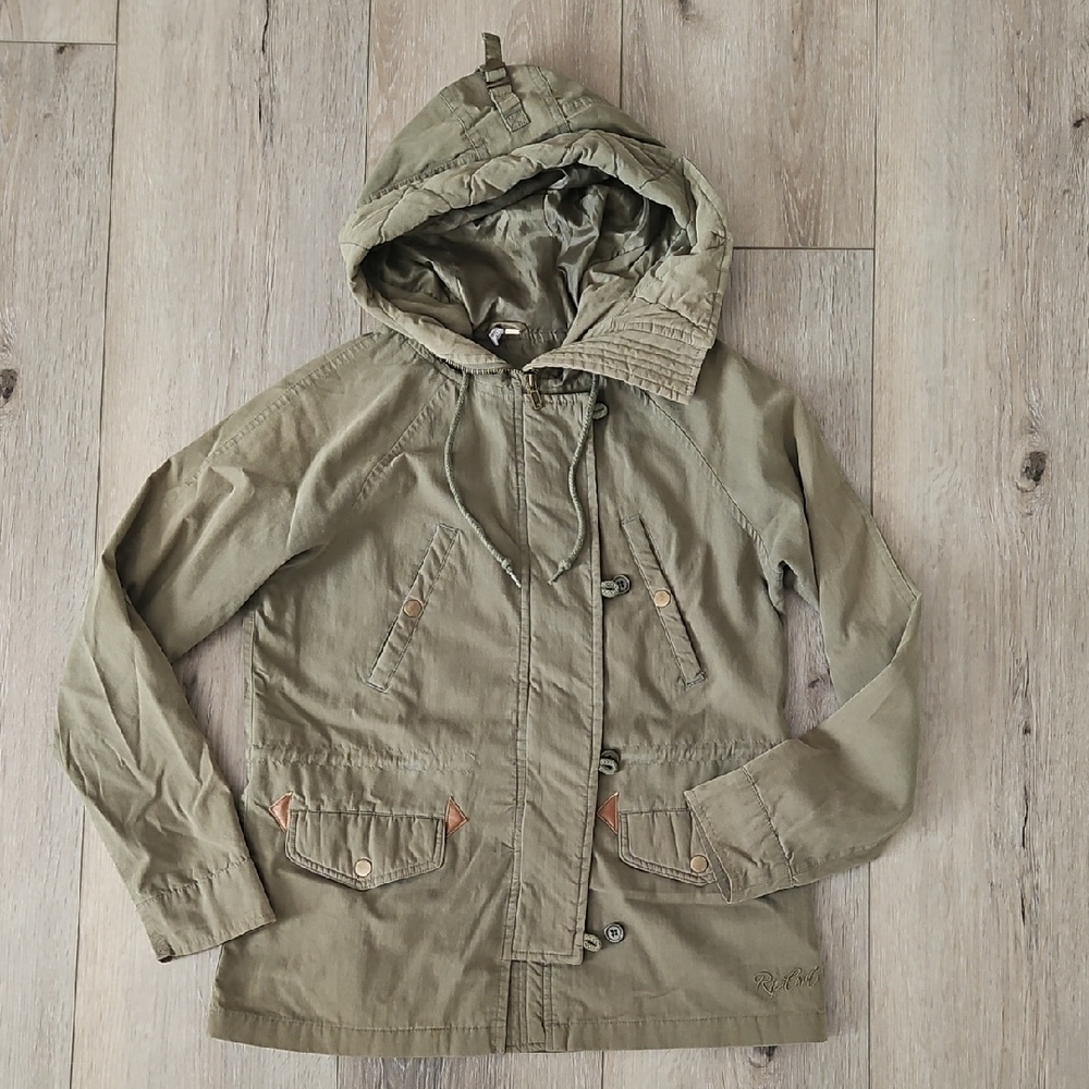 Rip Curl Olive Green Hooded Jacket